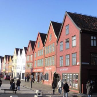 some of the oldest Buildings in bergen from the 12th century